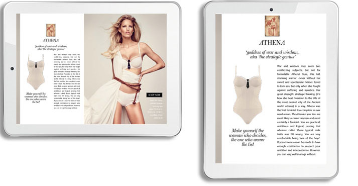 Marlies Dekkers magazine liggend en staand